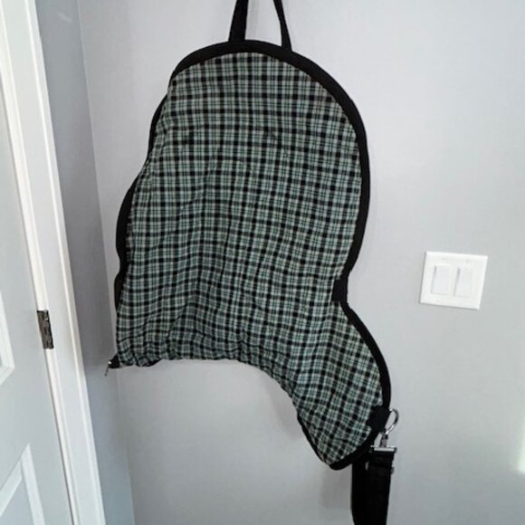 EUC Plaid Eng Saddle & Bridle Padded/Lined Carry Storage Cover Bag Baker-like - Picture 7 of 11